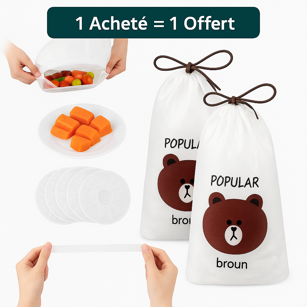 Lot de 100 sacs film plastique