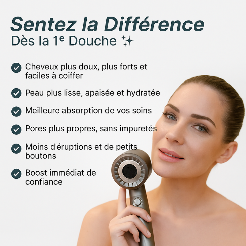 Sauvez Votre Peau, Vos Cheveux et Votre Bien-Être de l’Eau Calcaire