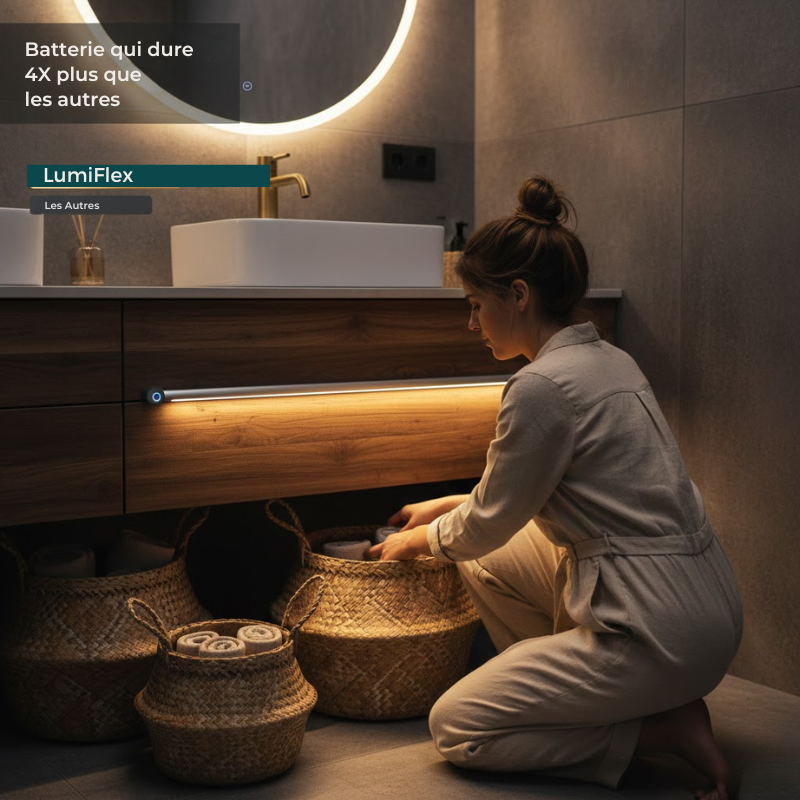 LumiFlex -Lampe magnétique à détecteur de mouvement