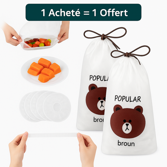 Lot de 100 sacs film plastique